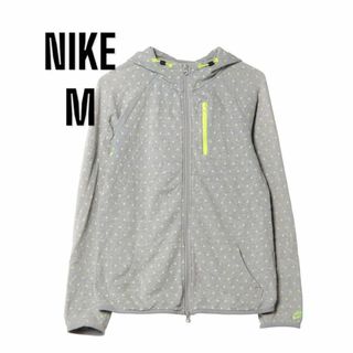 ナイキ(NIKE)のNIKEナイキ　ジップアップパーカー　グレー　Mサイズ　【送料無料・匿名配送】(パーカー)