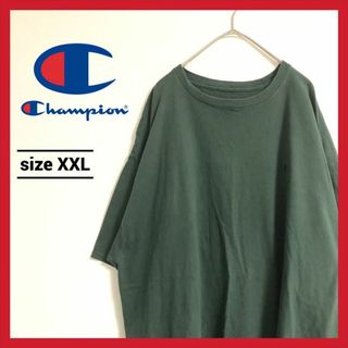 チャンピオン(Champion)の90s 古着 チャンピオン Tシャツ 刺繍ロゴ オーバーサイズ 2XL (Tシャツ/カットソー(半袖/袖なし))