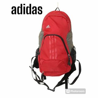 アディダス(adidas)のadidasアディダス　リュック　バックパック　赤黒　【送料無料・匿名配送】(リュック/バックパック)