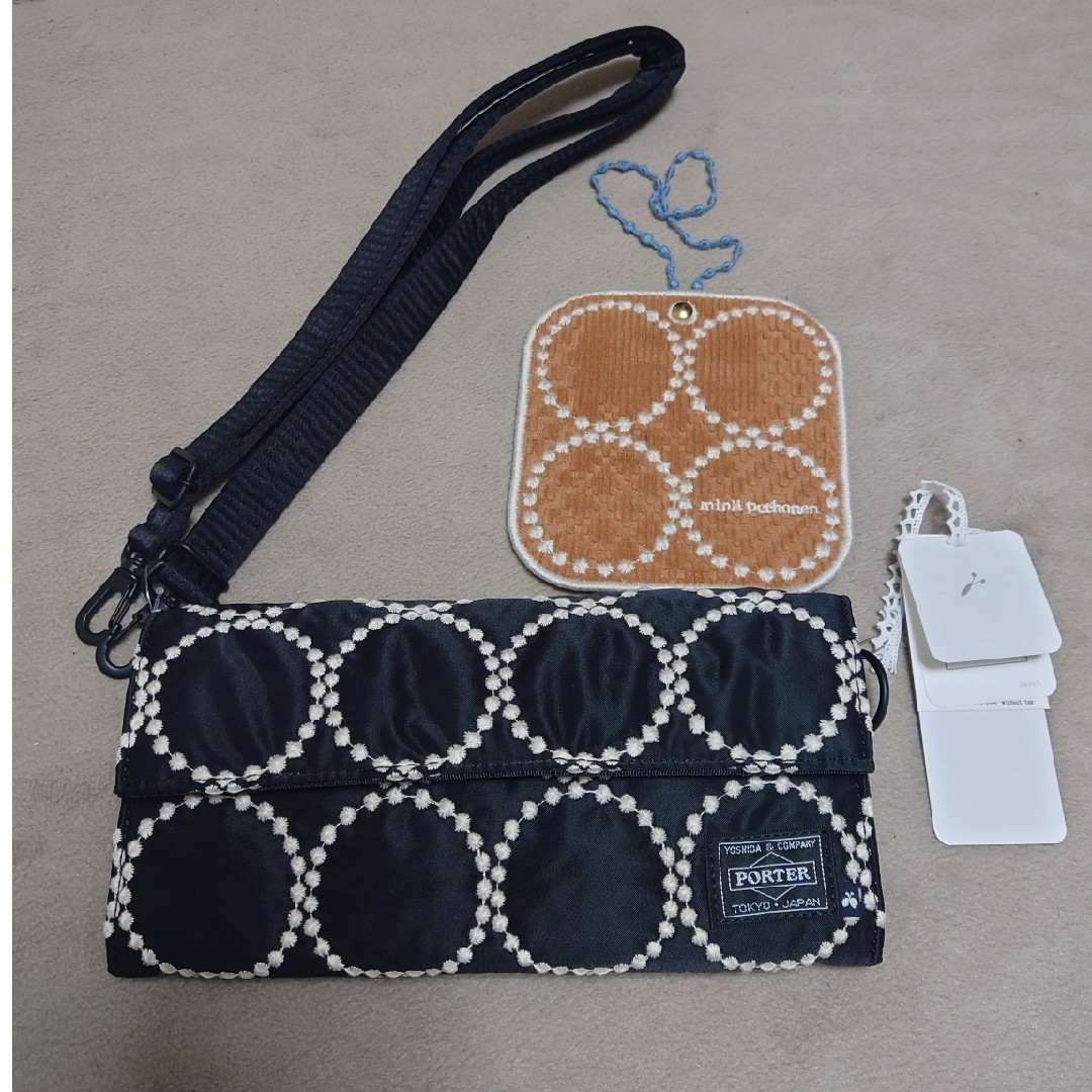 ミナペルホネン ポーターコラボのバッグ tambourine × 粗く PORTER ミナペルホネン ポーターコラボのバッグ tambourine × 粗く PORTER