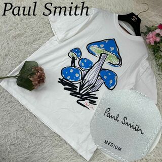 Paul Smith - A760 ポールスミス メンズ 半袖 Tシャツ マッシュルーム 美品 M