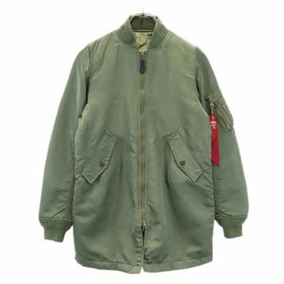 アルファインダストリーズ×グリーンレーベルリラクシング MA-1 ミリタリージャケット S カーキ ALPHA INDUSTRIES×GREEN LABEL RELAXING レディース(ミリタリージャケット)