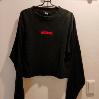 ステューシー(STUSSY)の【stussy 】ステューシー　ショート丈ロンT(カットソー(長袖/七分))