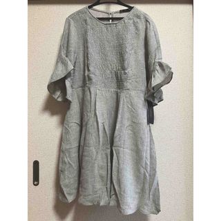 ザラ(ZARA)の新品☆ZARA BASIC COLLECTION   フリルワンピース(ミニワンピース)