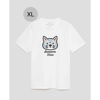 グラニフ(Design Tshirts Store graniph)のグラニフ　Tシャツ  オーサムキャット　ユニセックスXL(Tシャツ/カットソー(半袖/袖なし))