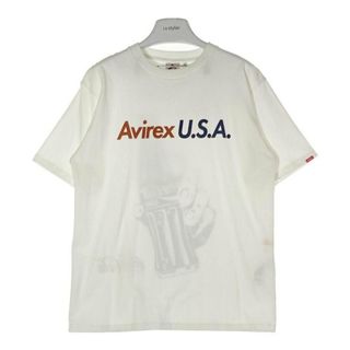 アヴィレックス(AVIREX)の★AVIREX アヴィレックス 783-3134110 AVIREX×COKE Tシャツ プリント ホワイト SizeM(Tシャツ/カットソー(半袖/袖なし))