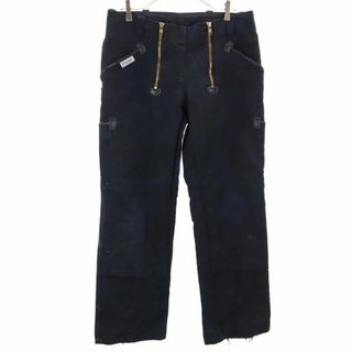 Pionier workwear ブラックコーズ パンツ 50 ブラック Pionier workwear モールスキン ロガーパンツ メンズ(その他)