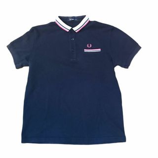 フレッドペリー(FRED PERRY)のFRED PERRY シャツ ポロシャツ ネイビー  日本製(ポロシャツ)