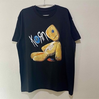KORN バンドTシャツ フリーサイズ バンT コーン Tシャツ TEE(Tシャツ/カットソー(半袖/袖なし))