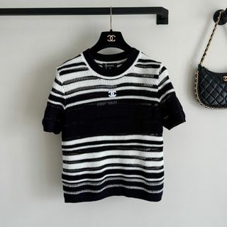 シャネル(CHANEL)の美品♡CHANEL♡半袖ニット(ニット/セーター)