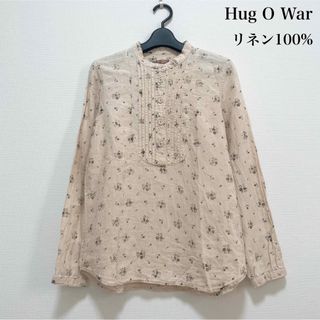 ハグオーワー(Hug O War)のHug O War ハグオーワー ピンタックリネンブラウス 生成り 小花柄(シャツ/ブラウス(長袖/七分))