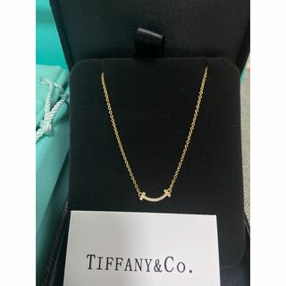 ティファニー(Tiffany & Co.)の新品未使用 ティファニー T スマイル ミニ ペンダント ネックレス RG18K(ネックレス)