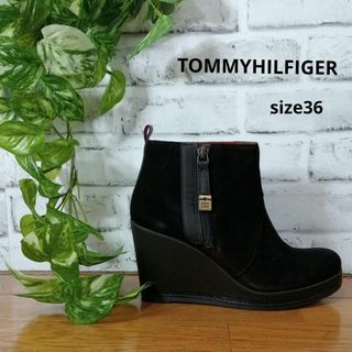 トミーヒルフィガー(TOMMY HILFIGER)のTOMMYHILFIGER ショートブーツ　トミーヒルフィガー　size36(ブーツ)