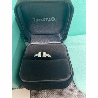 ティファニー(Tiffany & Co.)のティファニーᎢダイヤモンドワイヤーリング　ティーワイヤー　10号(リング(指輪))