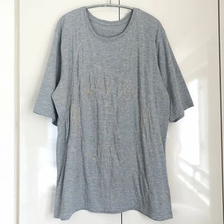 ブレス(BLESS)のBLESS N°67 フェイスステッチTシャツ S グレー(Tシャツ/カットソー(半袖/袖なし))
