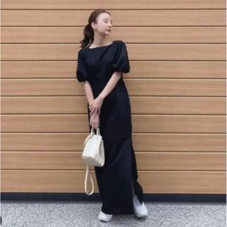 louren  puff sleeve onepiece パフスリーブワンピース(ロングワンピース/マキシワンピース)