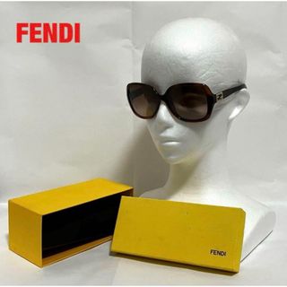 フェンディ(FENDI)の【希少】FENDI　フェンディ　サングラス　バタフライ　ズッカ柄　付属品付き(サングラス/メガネ)