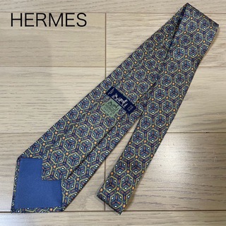 Hermes - HERMES エルメス シルクネクタイ 1