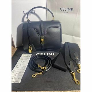 セリーヌ(celine)のCELINE セリーヌ 16(セーズ)カーフスキンブラック(ショルダーバッグ)