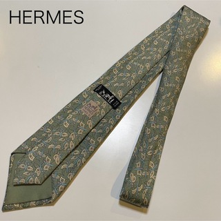 エルメス(Hermes)のHERMES エルメス シルクネクタイ 2(ネクタイ)
