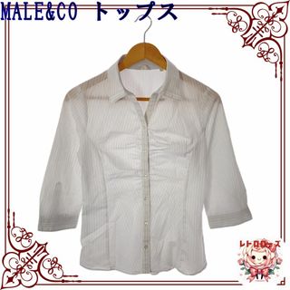 メイルアンドコー(MALE&Co.)のMALE&CO トップス シャツ ブラウス 七分袖 スタンダードカラー(シャツ/ブラウス(長袖/七分))