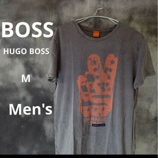 ヒューゴボス(HUGO BOSS)のHUGO BOSS　ヒューゴボス  ピースクルーネックTシャツ 　Mサイズ(Tシャツ/カットソー(半袖/袖なし))