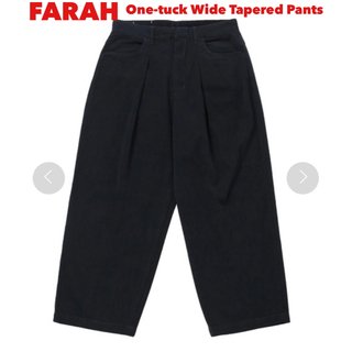 ワンエルディーケーセレクト(1LDK SELECT)のFarah One-tuck Wide Tapered Pants スラックス(スラックス)