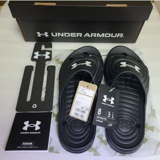 アンダーアーマー(UNDER ARMOUR)のアンダーアーマー サンダル 26cm ブラック シャワーサンダル UA(サンダル)