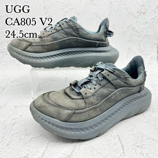 アグ(UGG)の◆UGG CA805 V2 グレー ヌバック レザー 厚底 ボリュームソール(スニーカー)