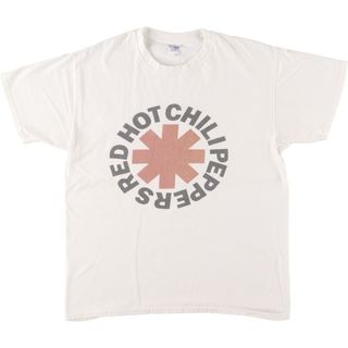 古着 ギルダン GILDAN RED HOT CHILI PEPPERS レッドホットチリペッパーズ バンドTシャツ バンT メンズL /eaa457156(Tシャツ/カットソー(半袖/袖なし))