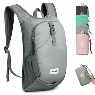 【色: グレー】G4Free 10L ハイキング バックパック 軽量 小型 ハイ(その他)