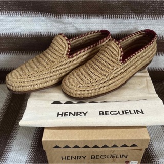 エンリーべグリン(HENRY BEGUELIN)の美品エンリーペグリンフラットシューズ(ローファー/革靴)