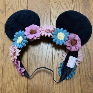 カチューシャ　ディズニー　花柄(キャラクターグッズ)