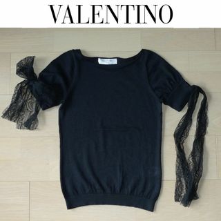 VALENTINO - VALENTINO レース 半袖 セーター ☆美品 ヴァレンティノ