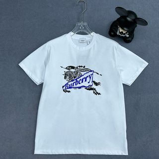 バーバリー(BURBERRY)の新品 バーバリー 2024年春夏 コレクション Mサイズ 男女兼用 プリントコッ(Tシャツ(半袖/袖なし))