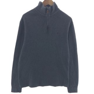 ラルフローレン(Ralph Lauren)の古着 ラルフローレン Ralph Lauren POLO by Ralph Lauren コットンニットハーフジップセーター メンズM /eaa392463(ニット/セーター)