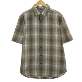 カーハート(carhartt)の古着 カーハート Carhartt 半袖 コットン チェックシャツ メンズL /eaa452095(シャツ)