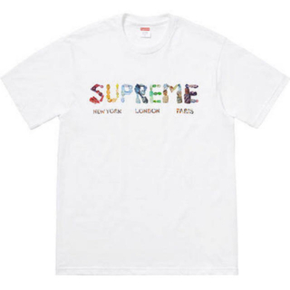 シュプリーム(Supreme)の【新品未使用】Supreme Rocks Tee 18SS Sホワイト(Tシャツ/カットソー(半袖/袖なし))