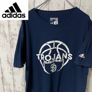 adidas アディダス　ビッグプリント　ロゴ　Tシャツ　メンズ　オーバーサイズ(Tシャツ/カットソー(半袖/袖なし))