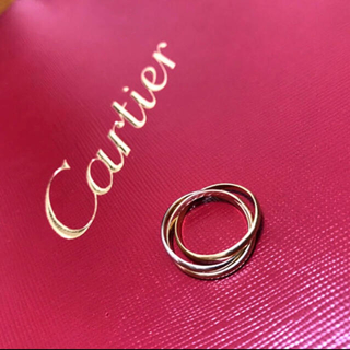 カルティエ(Cartier)のはるるん様専用  カルティエ トリニティ スリーカラー 3連リング(リング(指輪))