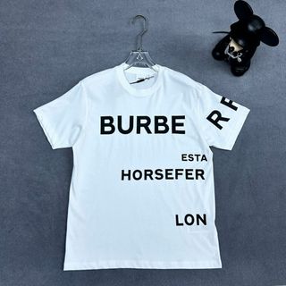 バーバリー(BURBERRY)の新品 バーバリー 2024年春夏 经典款 字母图案プリント Tシャツ Mサイズ (Tシャツ(半袖/袖なし))