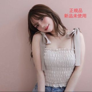 andmary May shirring tops 新品未使用 正規品(キャミソール)