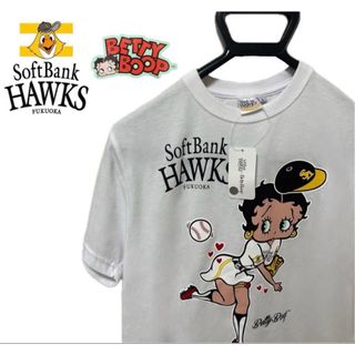 ベティブープ(Betty Boop)の【SoftBank HAWKS   BETTY BOOP】　コラボ　Tシャツ　S(Tシャツ(半袖/袖なし))