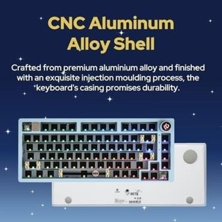 【大特価】キーボードキット ゲーミングキーボード用 有線カスタム　水色　カスタム(PC周辺機器)