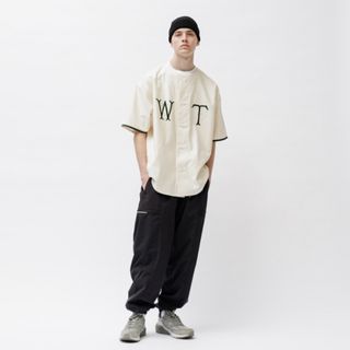 ダブルタップス(W)taps)のWTAPS LEAGUE SS COTTON SATIN SPINA サイズ S(シャツ)