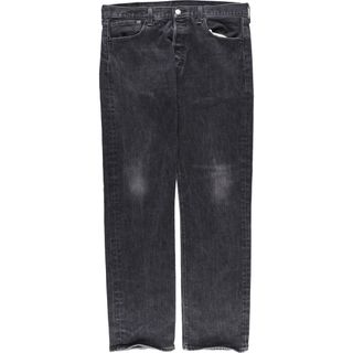 リーバイス(Levi's)の古着 リーバイス Levi's 501 ブラックデニム ストレートデニムパンツ メンズw35 /eaa457034(デニム/ジーンズ)