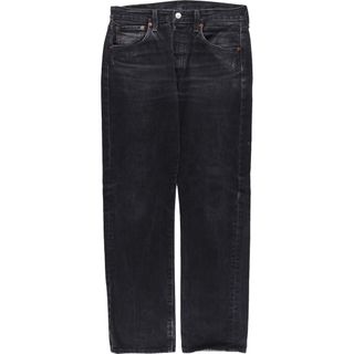 リーバイス(Levi's)の古着 リーバイス Levi's 501 ユーロモデル ブラックデニム ストレートデニムパンツ メンズw31 /eaa457042(デニム/ジーンズ)