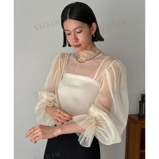 シーイン(SHEIN)のレーストップス(シャツ/ブラウス(長袖/七分))