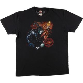 ハーレーダビッドソン(Harley Davidson)の古着 ハーレーダビッドソン Harley-Davidson モーターサイクル バイクTシャツ メンズXL /eaa457383(Tシャツ/カットソー(半袖/袖なし))