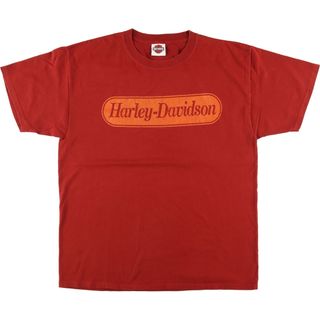 ハーレーダビッドソン(Harley Davidson)の古着 ハーレーダビッドソン Harley-Davidson モーターサイクル バイクTシャツ メンズL /eaa457386(Tシャツ/カットソー(半袖/袖なし))